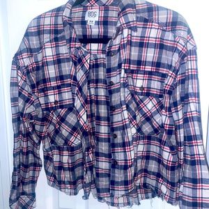 Urban Outfitters Cropped Flannel